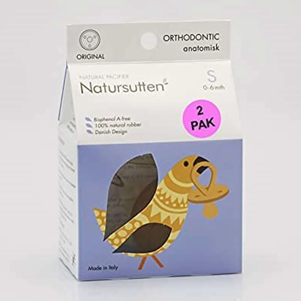Natursutten BPA-Free Natural Rubber Pacifier, Orthodontic 5 Natursutten BPA-Free Natural Rubber Pacifier, Orthodontic - Image 3