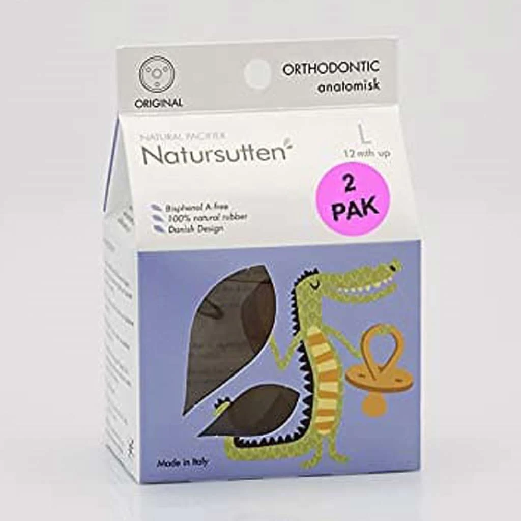 Natursutten BPA-Free Natural Rubber Pacifier, Orthodontic 6 Natursutten BPA-Free Natural Rubber Pacifier, Orthodontic - Image 4