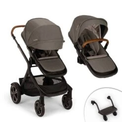 Nuna Demi Next Double Stroller + Rider Board -Baby Product Specialty Store nuna demi next double stroller rider boardnunst17902grn kit1anb babyanb baby 772183