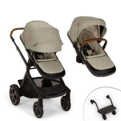 Nuna Demi Next Double Stroller + Rider Board -Baby Product Specialty Store nuna demi next double stroller rider boardnunst17902haz kit1anb babyanb baby 330288