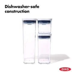 OXO Good Grips 3-Piece Set Slim Rectangle Pop Container -Baby Product Specialty Store oxo good grips 3 piece set slim rectangle pop containeroxo11236300anb babyanb baby 635825