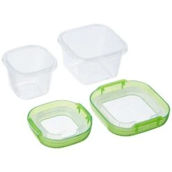 OXO Tot 12-Piece Baby Blocks Food Storage Container, Green -Baby Product Specialty Store oxo tot 12 piece baby blocks food storage container greenoxo6149200 anbanb babyanb baby 542376