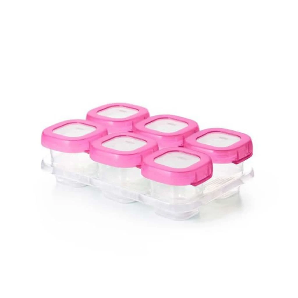 OXO Tot Baby Blocks Freezer Storage Containers, 2 Oz. 4 OXO Tot Baby Blocks Freezer Storage Containers, 2 Oz. - Image 2