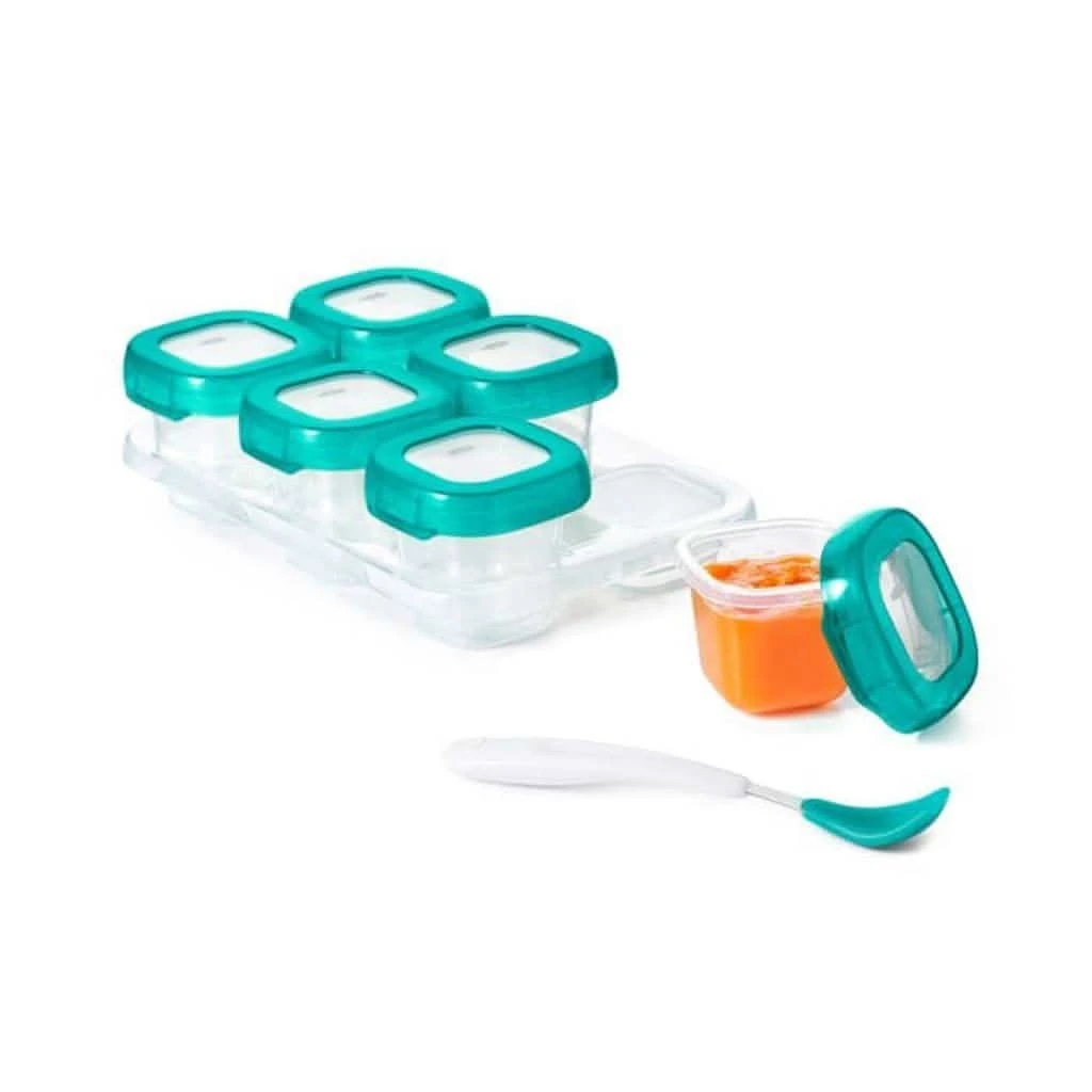 OXO Tot Baby Blocks Freezer Storage Containers, 2 Oz. 5 OXO Tot Baby Blocks Freezer Storage Containers, 2 Oz. - Image 3