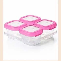 OXO TOT Baby Blocks Freezer Storage Containers - 4 OZ -Baby Product Specialty Store oxo tot baby blocks freezer storage containers 4 ozoxo61114500anb babyanb baby 669032