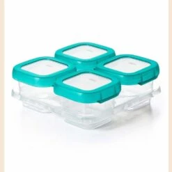 OXO TOT Baby Blocks Freezer Storage Containers - 4 OZ -Baby Product Specialty Store oxo tot baby blocks freezer storage containers 4 ozoxo61130000anb babyanb baby 270975