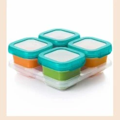 OXO TOT Baby Blocks Freezer Storage Containers - 6 Oz - TEAL 6 OXO TOT Baby Blocks Freezer Storage Containers - 6 Oz - TEAL -Baby Product Specialty Store oxo tot baby blocks freezer storage containers 6 oz tealoxo61120200anb babyanb baby 307425