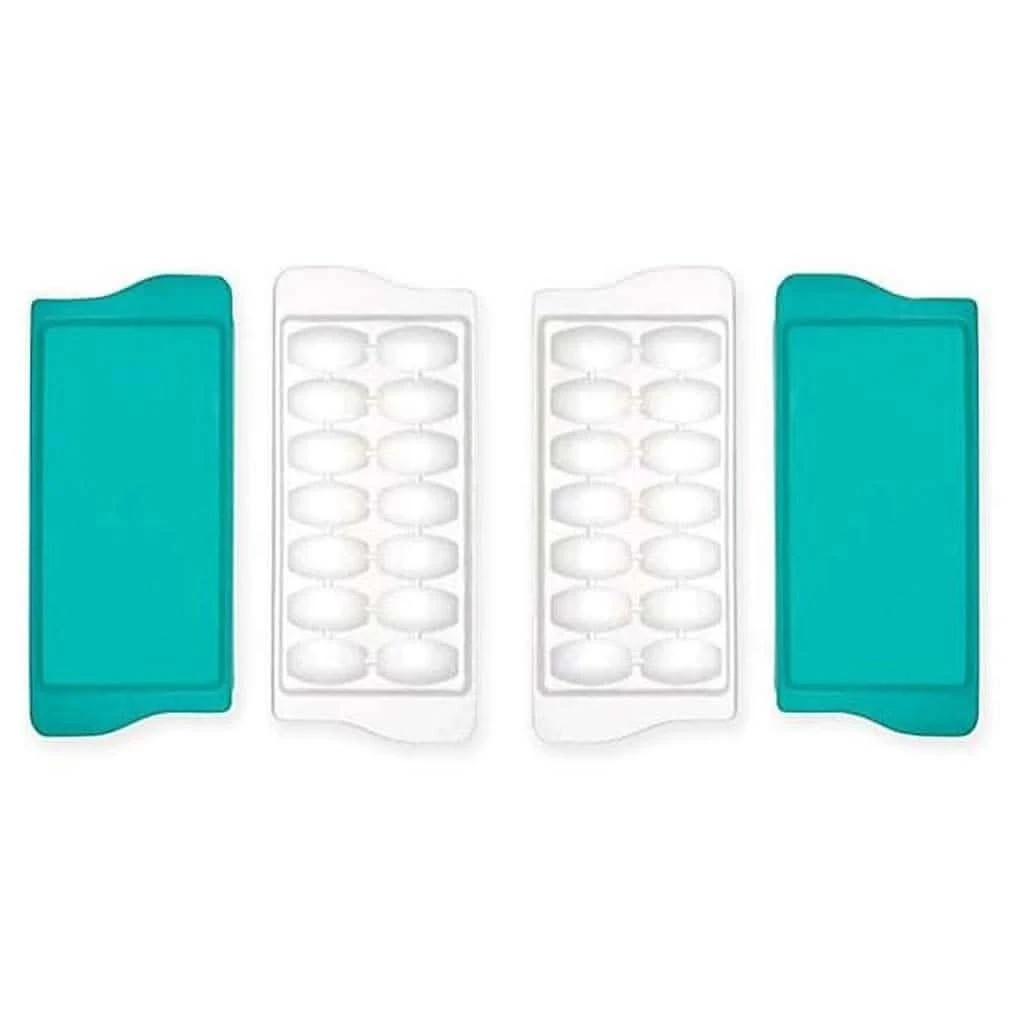 OXO Tot Baby Food Freezer Tray, 2 Pack, Teal 3 OXO Tot Baby Food Freezer Tray, 2 Pack, Teal