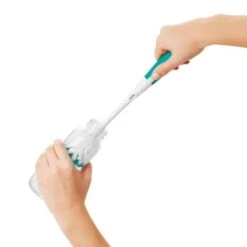 OXO Tot Bottle Brush With Bristled Cleaner, Teal 12 OXO Tot Bottle Brush With Bristled Cleaner, Teal -Baby Product Specialty Store oxo tot bottle brush with bristled cleaner tealoxo62122300anb babyanb baby 616952