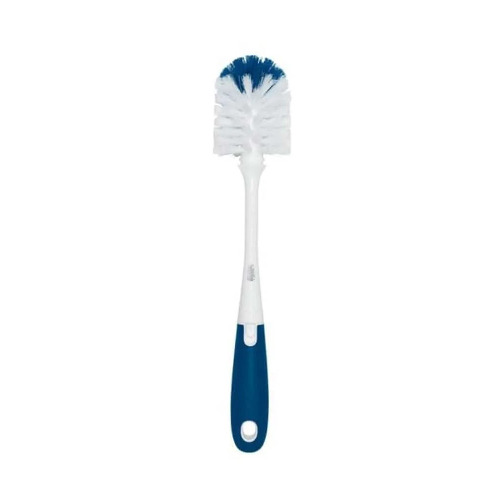 OXO Tot Bottle Brush With Bristled Cleaner, Teal 9 OXO Tot Bottle Brush With Bristled Cleaner, Teal - Image 7