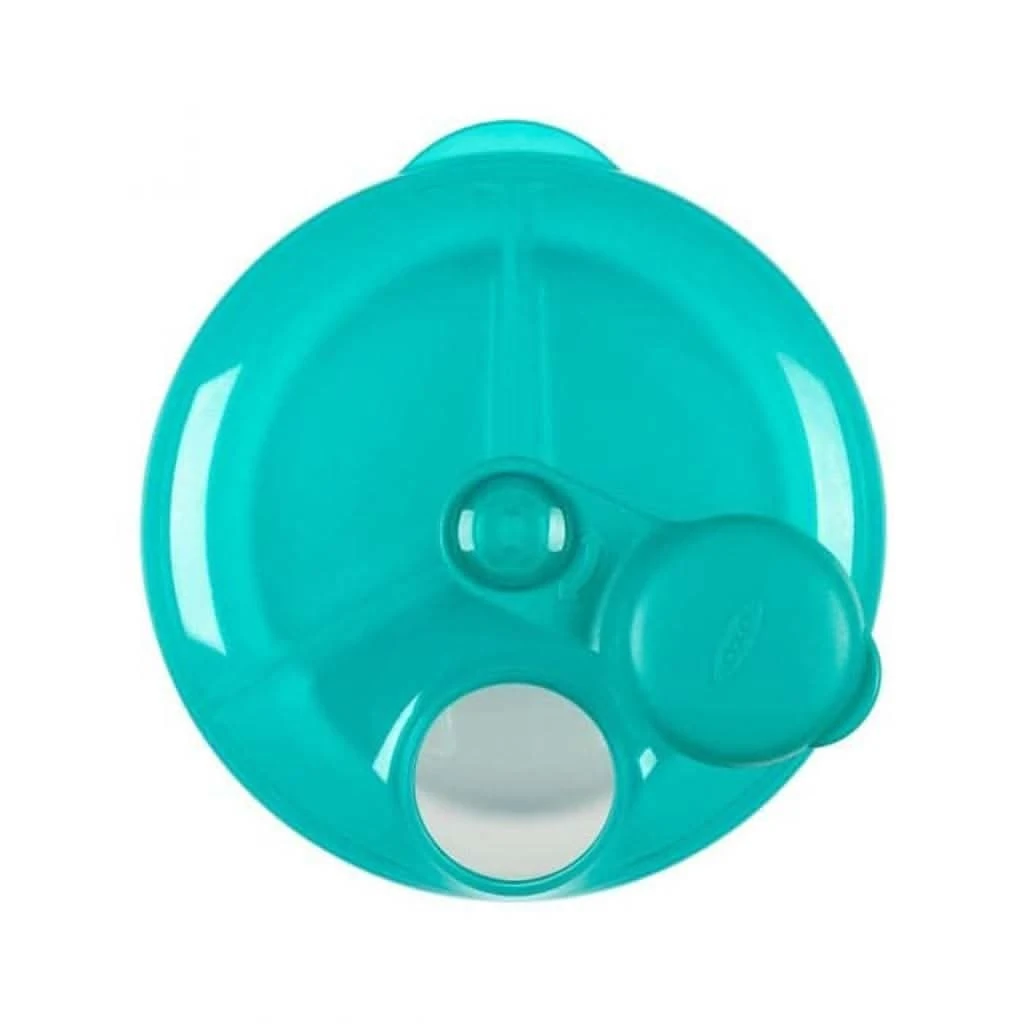 OXO TOT No-Spill Formula Dispenser With Swivel Lid, Teal 6 OXO TOT No-Spill Formula Dispenser With Swivel Lid, Teal - Image 4