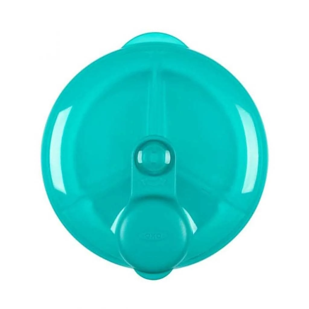 OXO TOT No-Spill Formula Dispenser With Swivel Lid, Teal 5 OXO TOT No-Spill Formula Dispenser With Swivel Lid, Teal - Image 3