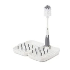 OXO TOT On-The-Go Drying Rack With Bottle Brush -Baby Product Specialty Store oxo tot on the go drying rack with bottle brushoxo62146300anb babyanb baby 213341