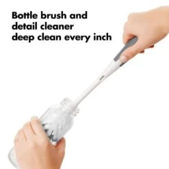 OXO TOT On-The-Go Drying Rack With Bottle Brush -Baby Product Specialty Store oxo tot on the go drying rack with bottle brushoxo62146300anb babyanb baby 298737