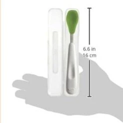 OXO Tot On-the-Go Feeding Spoon With Travel Case -Baby Product Specialty Store oxo tot on the go feeding spoon with travel caseoxo6147500anb babyanb baby 600855