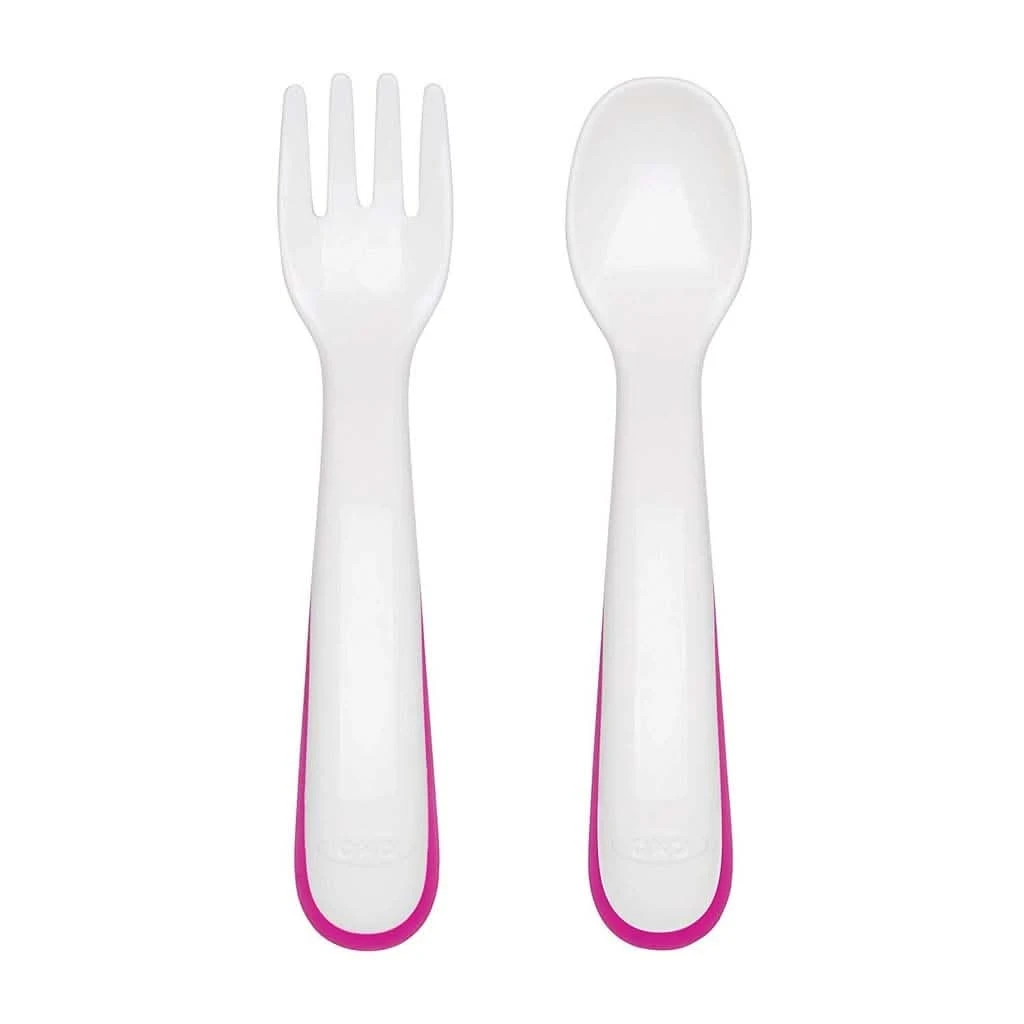 OXO TOT On-the-Go Plastic Fork And Spoon Set With Travel Case 11 OXO TOT On-the-Go Plastic Fork And Spoon Set With Travel Case - Image 9