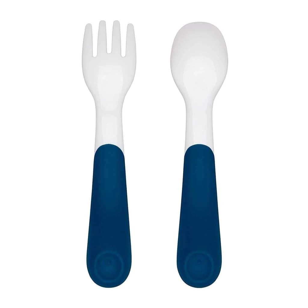 OXO TOT On-the-Go Plastic Fork And Spoon Set With Travel Case 9 OXO TOT On-the-Go Plastic Fork And Spoon Set With Travel Case - Image 7