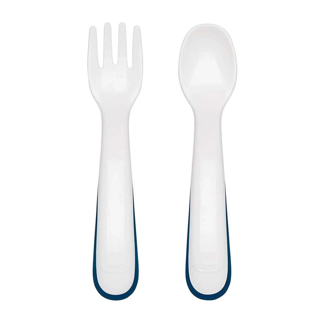 OXO TOT On-the-Go Plastic Fork And Spoon Set With Travel Case 10 OXO TOT On-the-Go Plastic Fork And Spoon Set With Travel Case - Image 8