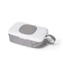 OXO TOT On-The-Go Wipes Dispenser With Diaper Pouch - Grey