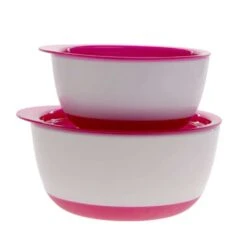 OXO TOT Small And Large Bowl Set With Snap On Lids