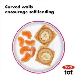 OXO Tot Stick & Stay Plate, Pink 11 OXO Tot Stick & Stay Plate, Pink -Baby Product Specialty Store oxo tot stick stay plate pinkoxo61120800anb babyanb baby 483402