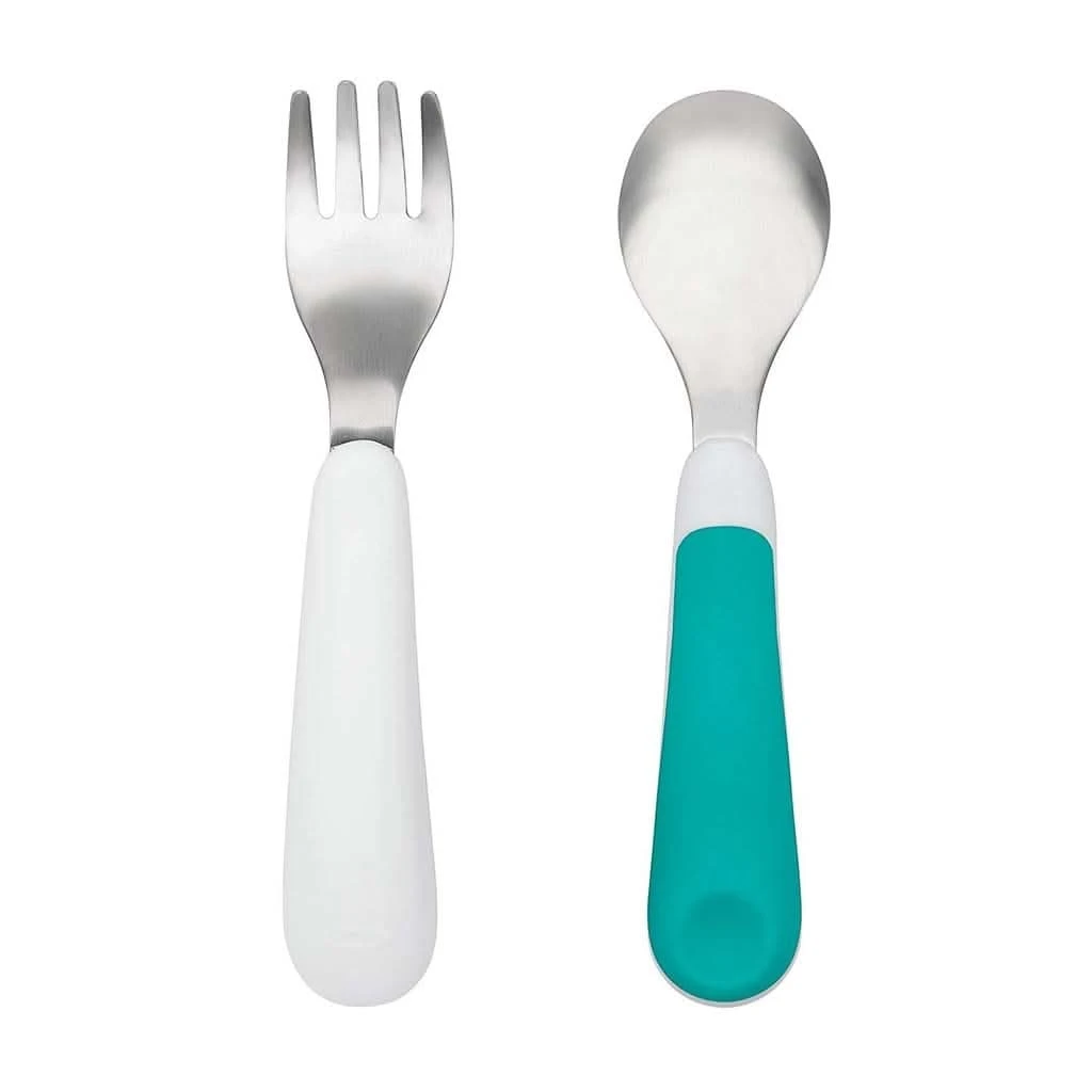 OXO TOT Training Fork And Spoon Set 6 OXO TOT Training Fork And Spoon Set - Image 4