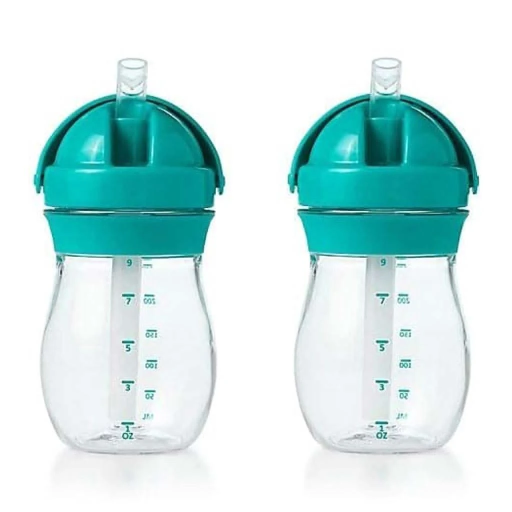 OXO Tot Transitions Straw Cup, 9 Oz, 2 Pack 6 OXO Tot Transitions Straw Cup, 9 Oz, 2 Pack - Image 4