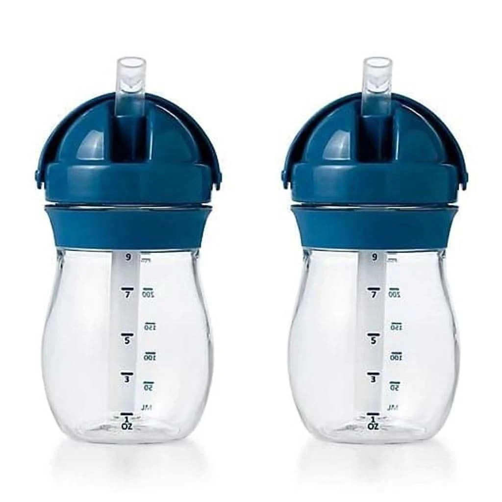 OXO Tot Transitions Straw Cup, 9 Oz, 2 Pack 4 OXO Tot Transitions Straw Cup, 9 Oz, 2 Pack - Image 2