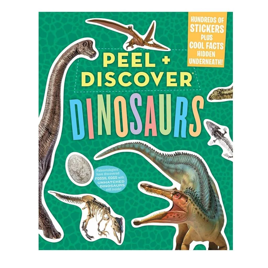 Peel + Discover: Dinosaurs Paperback 3 Peel + Discover: Dinosaurs Paperback