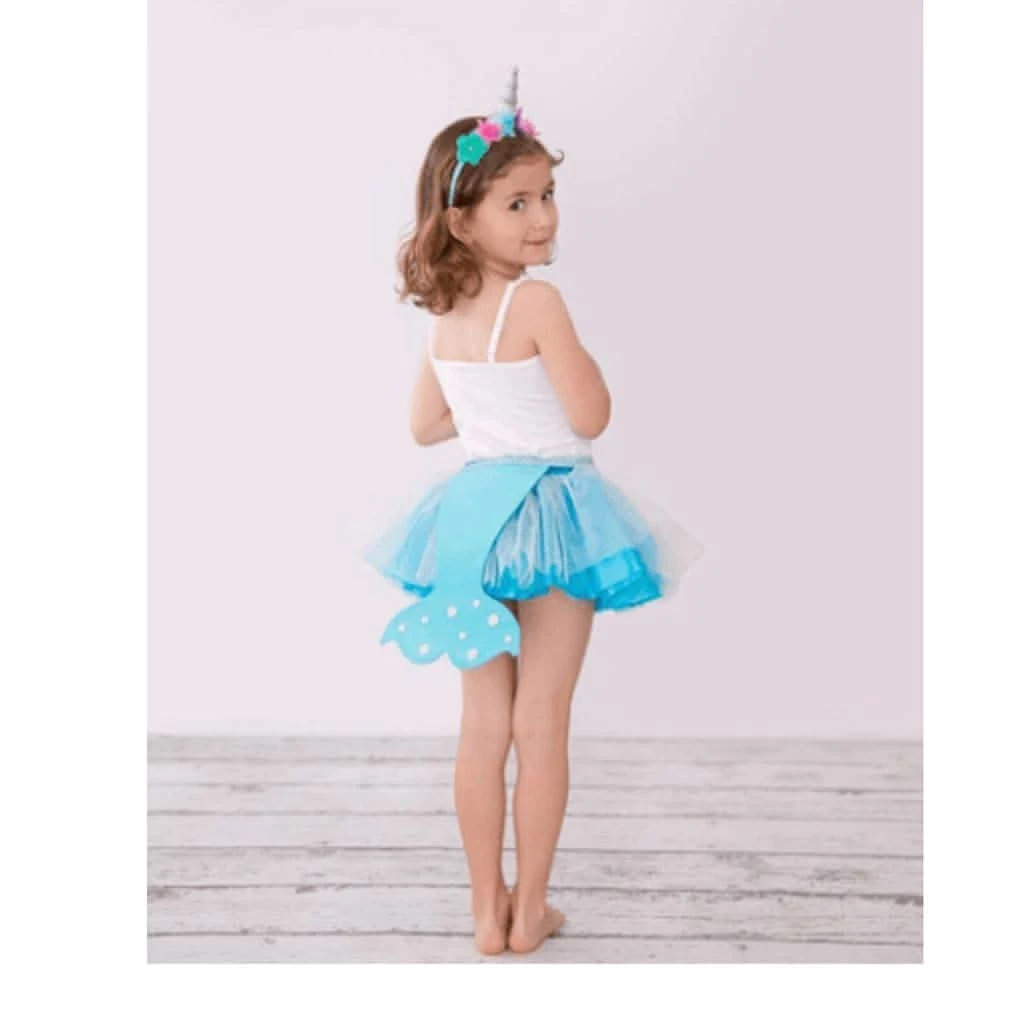 Pink Poppy Narwhal Headband & Tail Set 4 Pink Poppy Narwhal Headband & Tail Set - Image 2