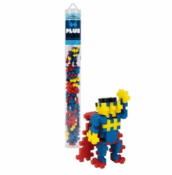 Plus-Plus Superhero Construction Building Mini Puzzle Blocks, 70 Pieces Tube