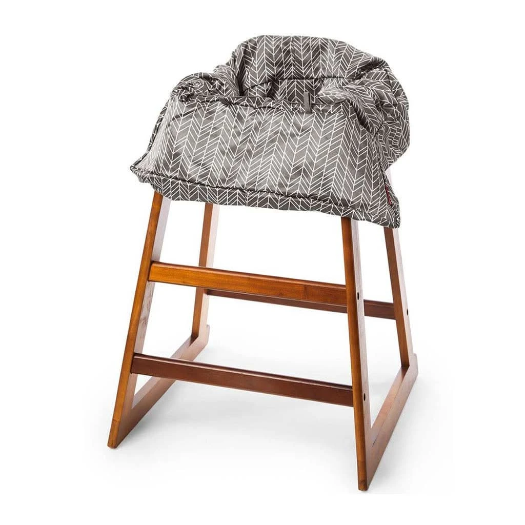 Skip Hop Shopping Cart And Highchair Cover, Grey Feather 3 Skip Hop Shopping Cart And Highchair Cover, Grey Feather