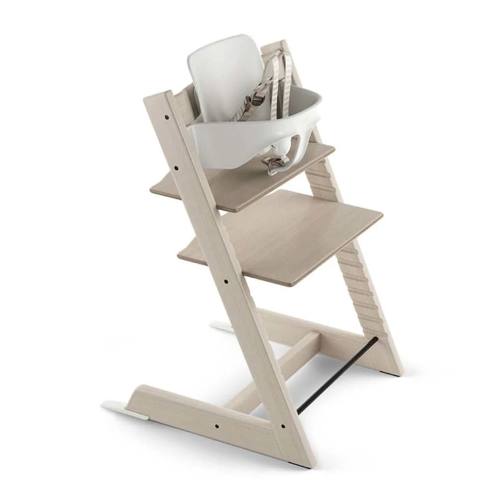 Stokke Tripp Trapp Adjustable Wooden Baby High Chair Set With Baby Seat And Harness 7 Stokke Tripp Trapp Adjustable Wooden Baby High Chair Set With Baby Seat And Harness - Image 5