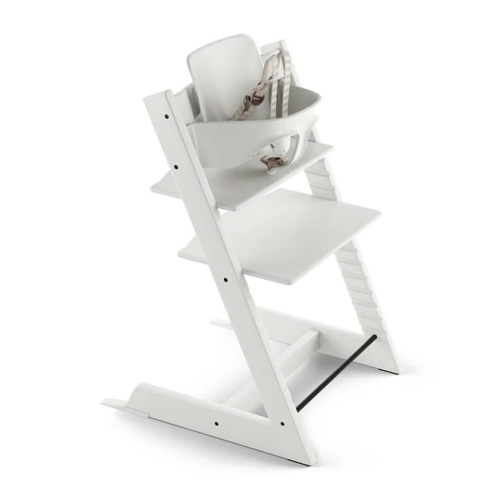 Stokke Tripp Trapp Adjustable Wooden Baby High Chair Set With Baby Seat And Harness 10 Stokke Tripp Trapp Adjustable Wooden Baby High Chair Set With Baby Seat And Harness - Image 8