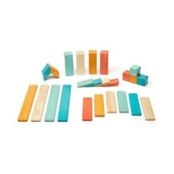 Tegu Magnetic Wooden Block Set, Sunset 14-42 Piece Sets -Baby Product Specialty Store tegu magnetic wooden block set sunset 14 42 piece setsteg24psns508tanb babyanb baby 323938