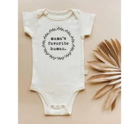 Tenth & Pine Mamas Favorite Human Organic Cotton Onesie -Baby Product Specialty Store tenth pine mamas favorite human organic cotton onesietpssomfh03anb babyanb baby 353823