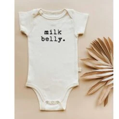Tenth & Pine Milk Belly Organic Cotton Onesie -Baby Product Specialty Store tenth pine milk belly organic cotton onesietpssomkb03anb babyanb baby 527621