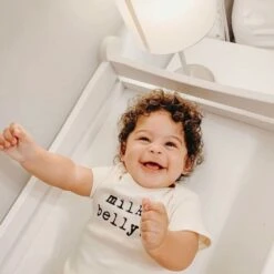 Tenth & Pine Milk Belly Organic Cotton Onesie -Baby Product Specialty Store tenth pine milk belly organic cotton onesietpssomkb03anb babyanb baby 677900