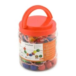 Viga Toys Wooden Lacing Beads, 90-Pieces And 5-Cords -Baby Product Specialty Store viga toys wooden lacing beads 90 pieces and 5 cordstot58304anb babyanb baby 716909