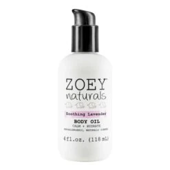 Zoey Naturals Body Oil 4 Oz. Soothing Lavender